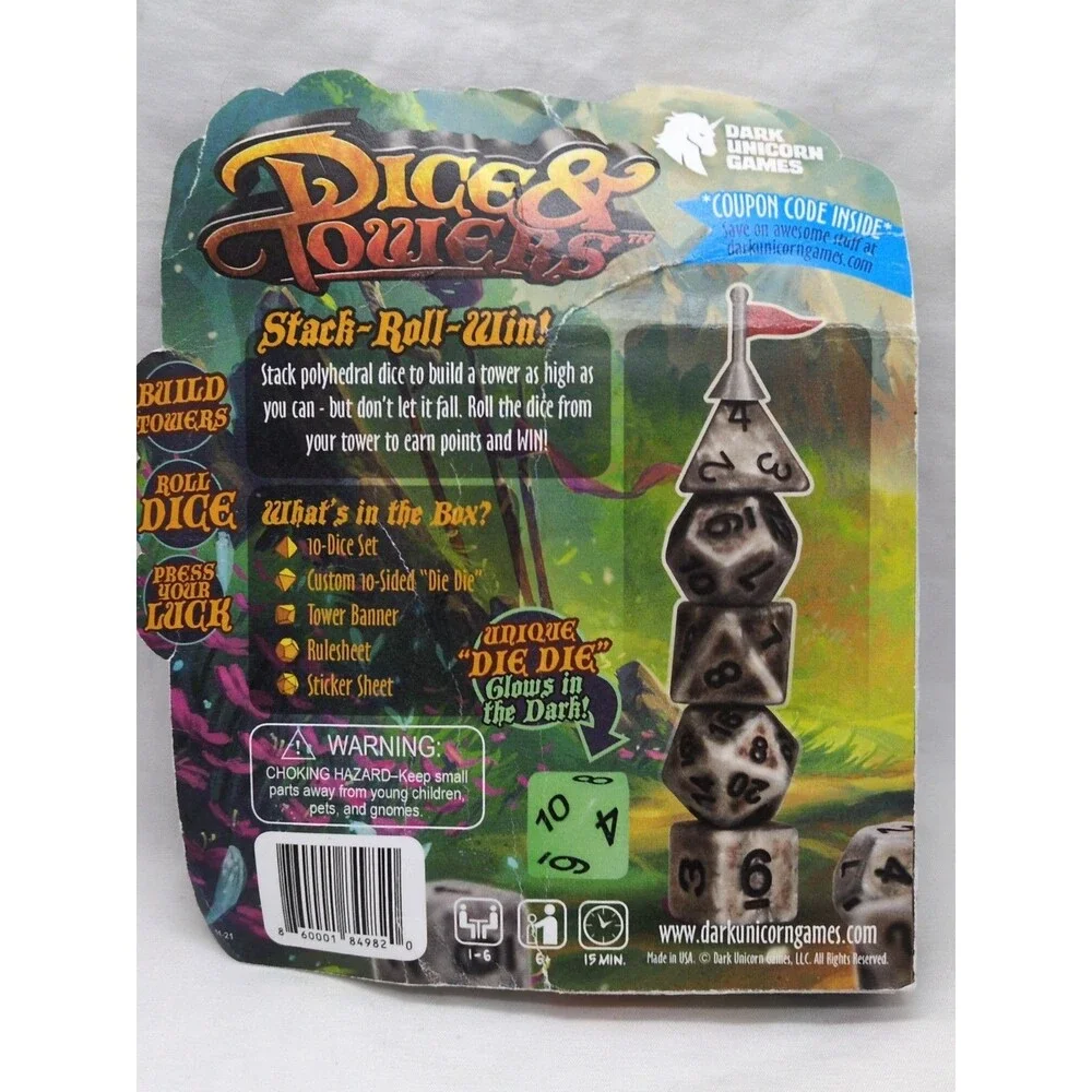 Dark Unicorn Games Dice & Towers Game